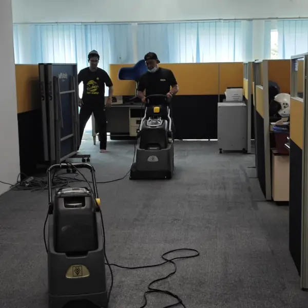 Cucian karpet ruang kerja - Arfa Clean Kluang Johor