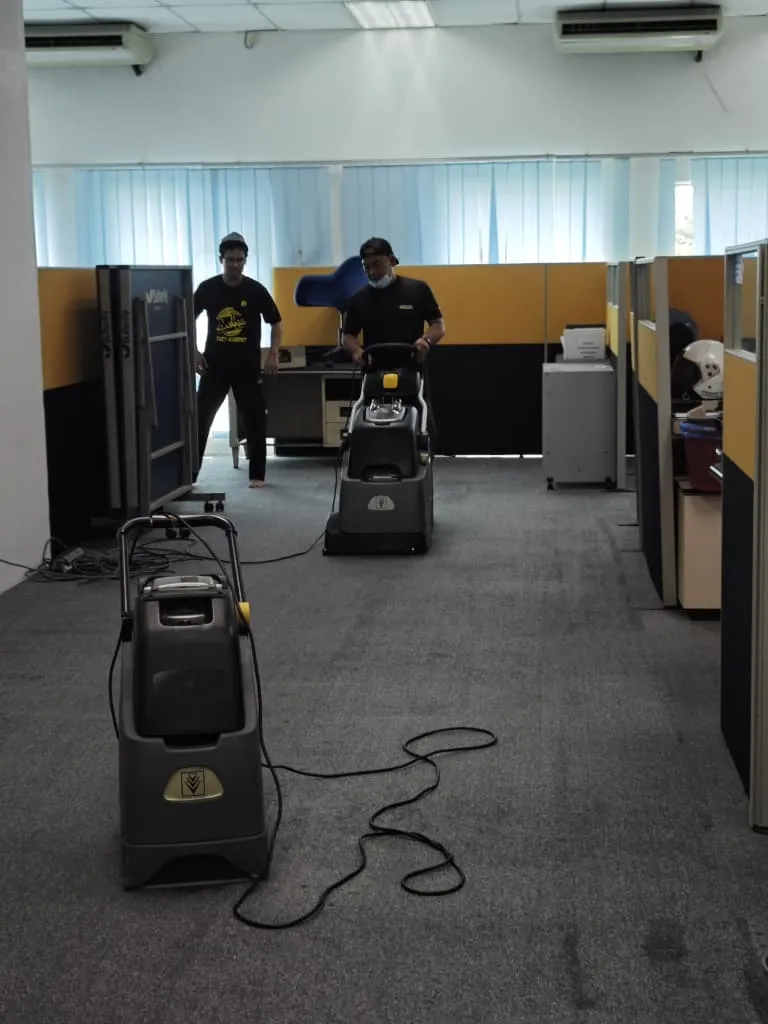 Cucian karpet ruang kerja pejabat - Arfa Clean Kluang Johor