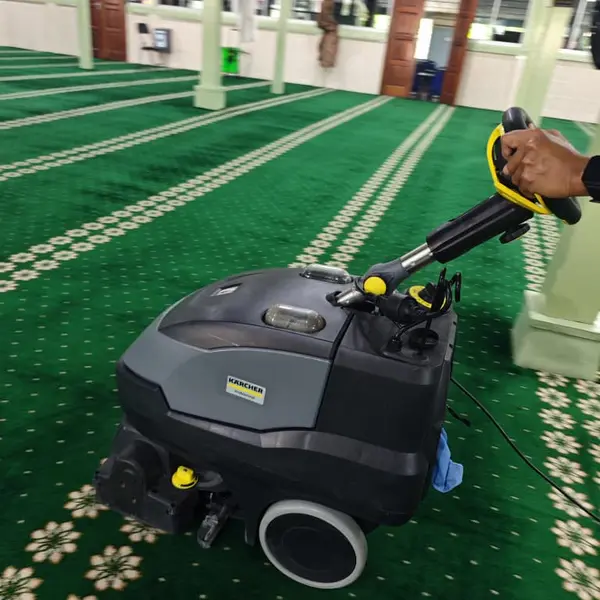 Cucian karpet masjid bercorak - Arfa Clean Kluang