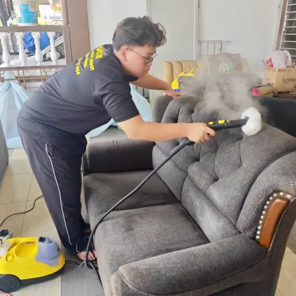 Steam sofa ruang tamu - Arfa Clean Kluang